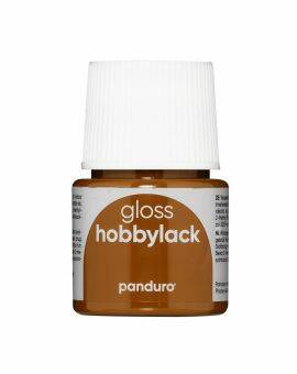 Panduro hobbylak - 45 ml - glans - lichtbruin