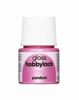 Panduro hobbylak - 45 ml - glans - metallic roze