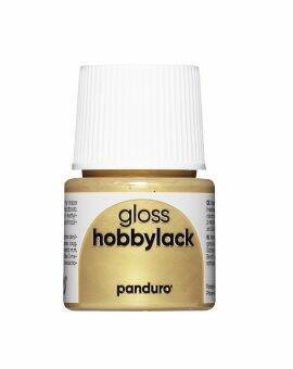 Panduro hobbylak - 45 ml - glans - metallic goud messing