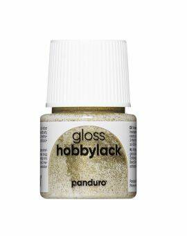 Hobbylak glans - 45 ml - glitter goud