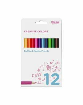 Creative Colors jumbo kleurpotloden - 12 stuks