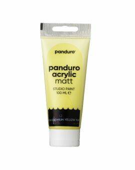 Panduro acrylverf mat - 100 ml - citroengeel