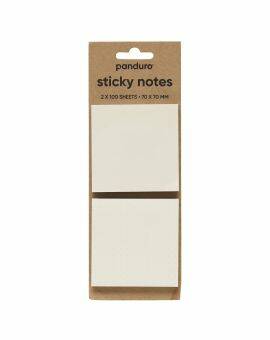 Panduro sticky notes - 2 blokjes - geel