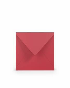 Enveloppen - vierkant - 5 stuks - rood