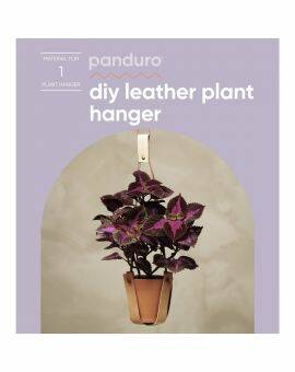 Panduro DIY kit - plantenhanger van leer