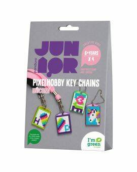 Panduro Junior DIY kit - Pixel sleutelhangers - Unicorn