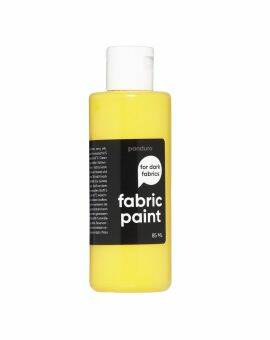 Panduro Fabric Paint - donkere stoffen - geel