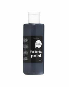 Panduro Fabric Paint - donkere stoffen - zwart
