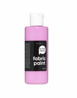 Panduro Fabric Paint - donkere stoffen - roze