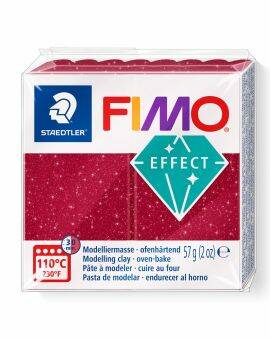 FIMO Soft Effect - 57 gram - galaxy red