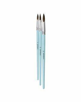 Aquarelpenselen set - 3 stuks - groot