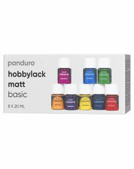 Hobbylak mat set - 8x 20 ml - basis