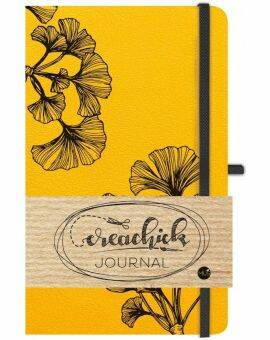 CreaChick journal - okergeel