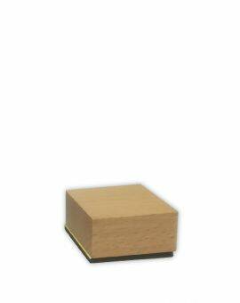 Blokjes hout voor stempels 4x4x2 cm