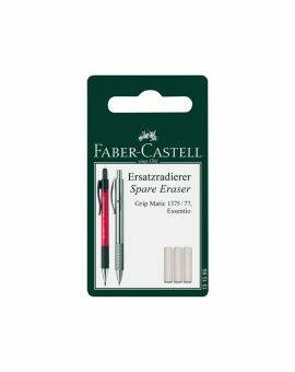 Faber-Castell Grip-Matic vulpotlood - reservegum - 3 stuks