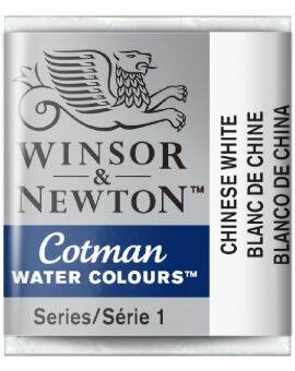 W&N Cotman Watercolours - half napje - chinese white