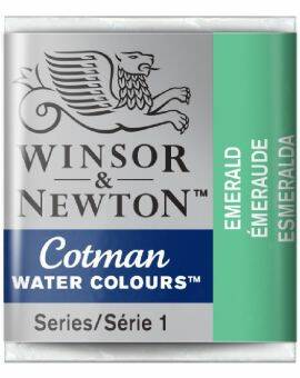 W&N Cotman Watercolours - half napje - emerald