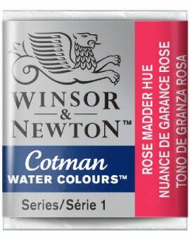 W&N Cotman Watercolours - half napje - rose madder