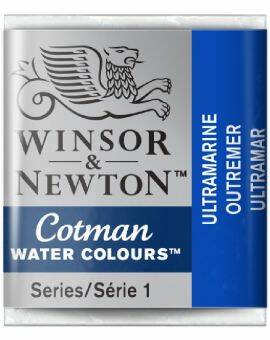 W&N Cotman Watercolours - half napje - ultramarine
