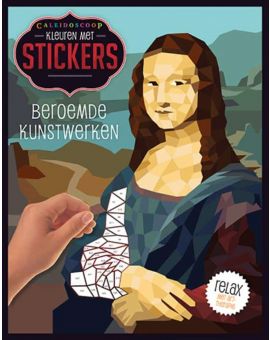 Boek - Kleuren met stickers - beroemde kunstwerken