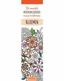 Kleurboek - boekenleggers - Bloemen