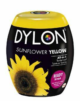 Dylon textielverf - machinewas - 350 gram - zonnebloem geel