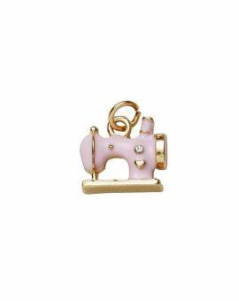Charm Series hanger - naaimachine goudkleurig