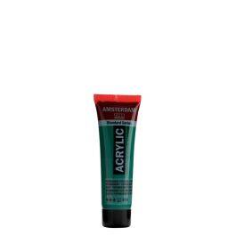 Amsterdam Acrylics 17206190, Vernice Acrilica Verde Scuro Permanente, Flacone Da 30 Ml, Colore 619