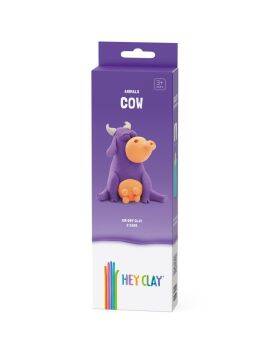 Hey Clay boetseerklei set - 3 potjes - Cow