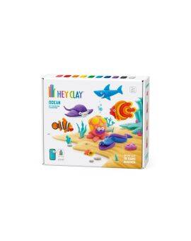 Hey Clay boetseerklei set - 15 potjes - Ocean