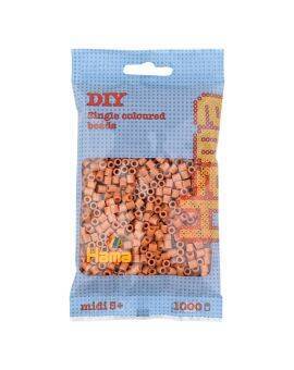 Hama Midi - strijkkralen - 1000 stuks - light brown 21