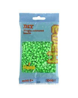 Hama Midi - strijkkralen - 1000 stuks - pastel green 47