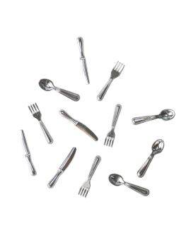 Het Muizenhuis - mini's - 12 x bestek