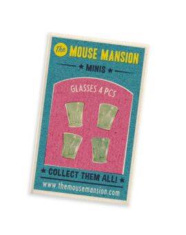 Het Muizenhuis - mini's - 4 waterglazen