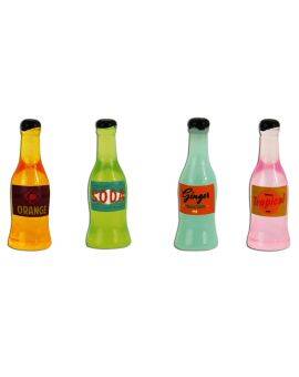 Het Muizenhuis - mini's - 4 frisdrank flessen