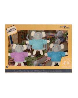 Het Muizenhuis - knuffeltjes de drieling