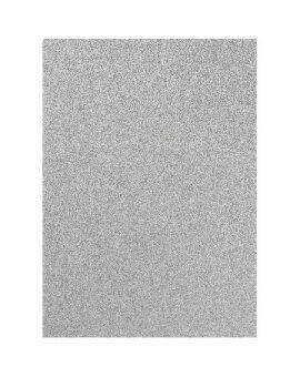 Strijkfolie - A4 - glitter zilver