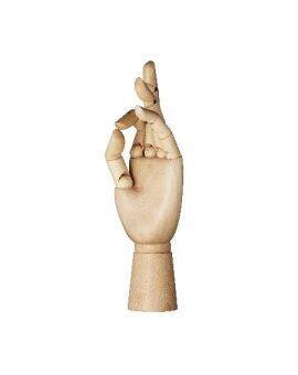 Houten model hand - 25 cm hoog