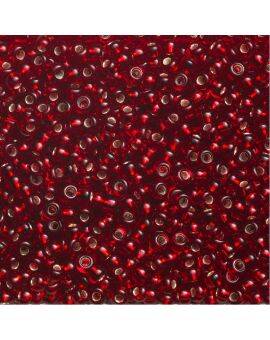 Rocailles - 9/0 - rood transparant