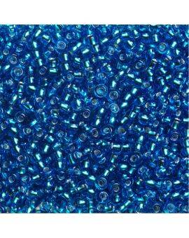 Rocailles - 9/0 - turquoise metaal kern
