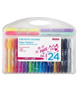 Creative Colors Silky Twisters - 24 stuks