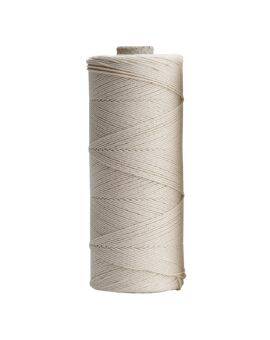 Macramé koord - getwijnd katoen 12/24 - 250 gram - naturel