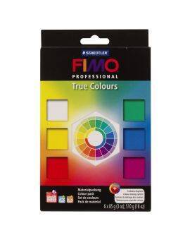 FIMO Professional set - 6 stuks - true colours