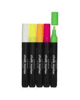 Panduro krijtmarker set - 3 mm - 5 stuks