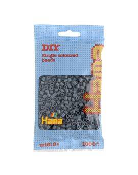 Hama Midi - strijkkralen - 1000 stuks - dark grey 71