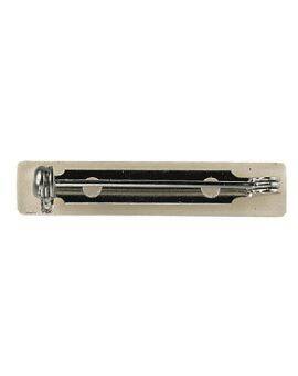 Brochespelden - 7x40 mm - 5 stuks - zilverkleurig