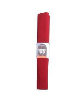 Stof katoen - 50x70 cm - rood