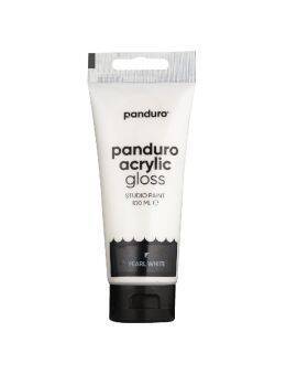 Panduro acrylverf glans - 100 ml - parelwit