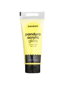 Panduro acrylverf glans - 100 ml - limoengeel
