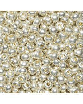 Rocailles - 6/0 - zilverkleurig